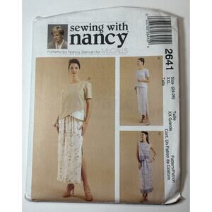 McCall's 2641 Misses 24 - 26 Misses Two-Piece Dress Vintage 2000 vn